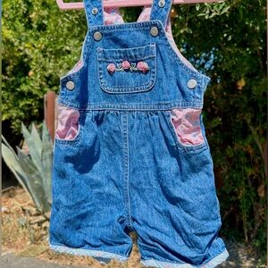 Sonoma Baby Embroidered Overall/Bib 6-9M